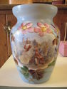 Antique Handpainted Vase - Florals and Colonial Co