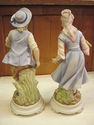 Pair of Handpainted Ceramic Figurines by Andrea - 