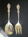 WM Rogers Silverplated Serving Fork and Spoon