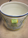 Large Handpainted Italian Majolica Pot - VIETRI - 