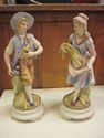 Pair of Handpainted Ceramic Figurines by Andrea - 