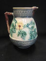 Small Majolica Pitcher - Yellow and Green Florals