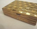 VinTAGe Goldtone Metal Compact/Cigarette Case 1950