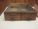 Antique Index Card Box