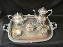 Six Piece Wilcox Silverplated Tea/Coffee Set with 