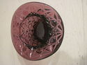 Fenton Purple Glass hat - Toothpick Holder