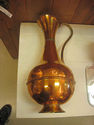 Old Brass and Copper Ewer with Handle - England