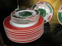 Fitz & Floyd Green Dragon China Set - 27 Pieces