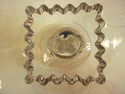 Beautiful Square Glass Cake Plate