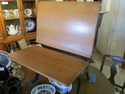 Antique Wooden School Desk