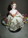 Beautiful Ceramic Handpainted Figurine - Lady with