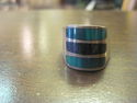 Southwestern Men's Ring - Lapis & Malachite - Thre