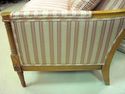 Stunning AnTIQue Cherry Settee - Fine Custom Uphol