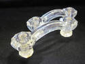 Pair of 4" glass drawer handles or knobs.