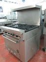 US Range 6 Burner Gas Range with Stardard Oven S-6