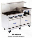 Royal Range 6 Burner 24" Raised Griddle Gas Range 