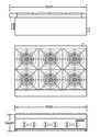 Radiance 2 Burner Hot Plate 12" TAHP-12-2