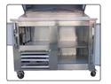 New! Cooltech 1-1/2 Door Refrigerated Pizza Prep T