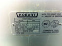 Hobart FP100 Food Processor w/Extra Attachment