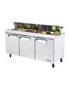 Turbo Air MST-72 3 Door Sandwich Prep Table Cooler