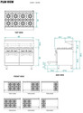 Radiance TARG-24G4B 4 Open Burners 24" Griddle Com