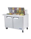 Turbo Air Mega Top 2 Door 48" Sandwich Prep Table 