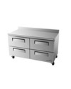 Turbo Air TWF-48SD-D4 4 Drawer Worktop Freezer