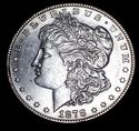 1878 S - BU SILVER MORGAN DOLLAR nice MIRROR detai