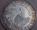 1830 AU DETAILS!!! CAPPED BUST SILVER HALF DOLLAR 