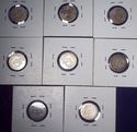 Starter Set of 8 SILVER BARBER DIMES All Dif Dates