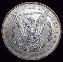 1878 AU+ SILVER MORGAN DOLLAR - Second Reverse Par