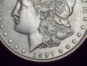 1897 - P CH/GEM BU SILVER MORGAN DOLLAR - VERY LOW