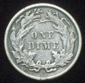 1883 Seated Liberty Dime Strong XF+ to AU Silver B