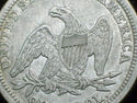 1845 Strong XF+ to AU DETAILS SEATED LIBERTY QUART