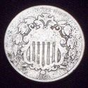 1868 SHIELD NICKEL - Key Coin Rare - Civil War Era