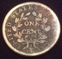 1807/6 1807 over 6 DRAPED BUST LARGE US CENT - RAR