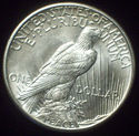 1921 UNC BU DETAIL SILVER PEACE DOLLAR * HIGH RELI