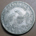 1813 CAPPED BUST SILVER HALF DOLLAR 50 Cents VF+ t