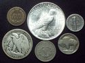 Starter Set of Old US coins SILVER BU 1922 Peace D