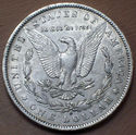 1890 O  SILVER MORGAN DOLLAR - OLD US KEY COIN Aut