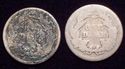 2 Seated Liberty Dimes SILVER Old US Coin 1876 188