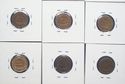 Starter Set of 25 Indian Head Cents Penny All Dif 