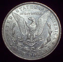 1880 O BU SILVER MORGAN DOLLAR Mirror Surfaces Aut