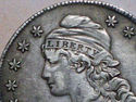 1834 AU CAPPED BUST SILVER HALF DOLLAR O-111 R1 50