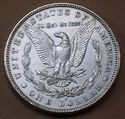 1891 - S UNC DETAILS SILVER MORGAN DOLLAR AU / BU 