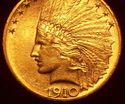 1910 - D CH/GEM BU $10 INDIAN HEAD GOLD EAGLE US C