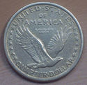 1917 - AU DETAILS STANDING LIBERTY SILVER QUARTER 