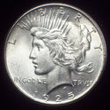 SILVER GEM BU STARTER SET! 4 PEACE DOLLARS 1963 Fr