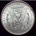 1891 - S AU+ / BU SILVER MORGAN DOLLAR 120 year ol