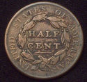 1828 HALF CENT Classic Head in VF+ DETAILS -  RARE